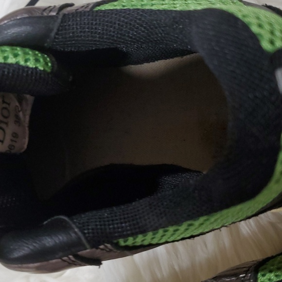 Dior homme green silver sneakers size 38 us 8 - Picture 9 of 17